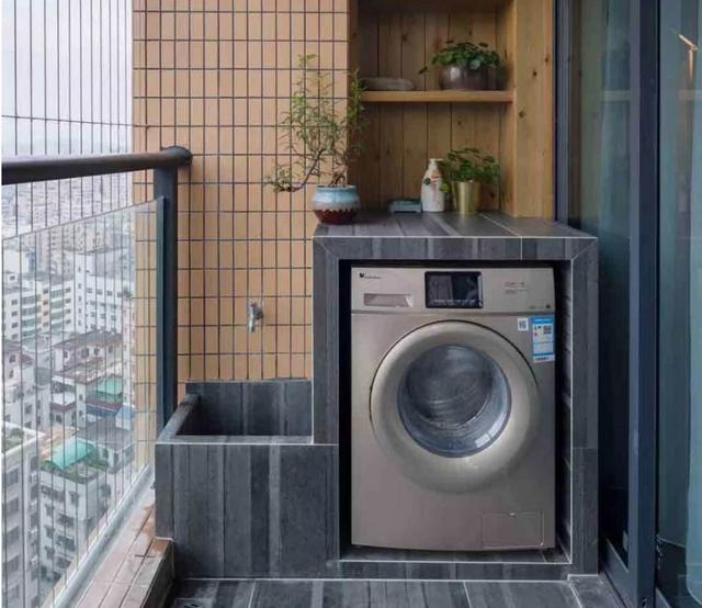阳台洗衣机装修实用技巧,阳台洗衣机洗衣池怎么装