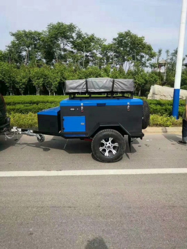 小型露营拖车,野营帐篷拖车厂家