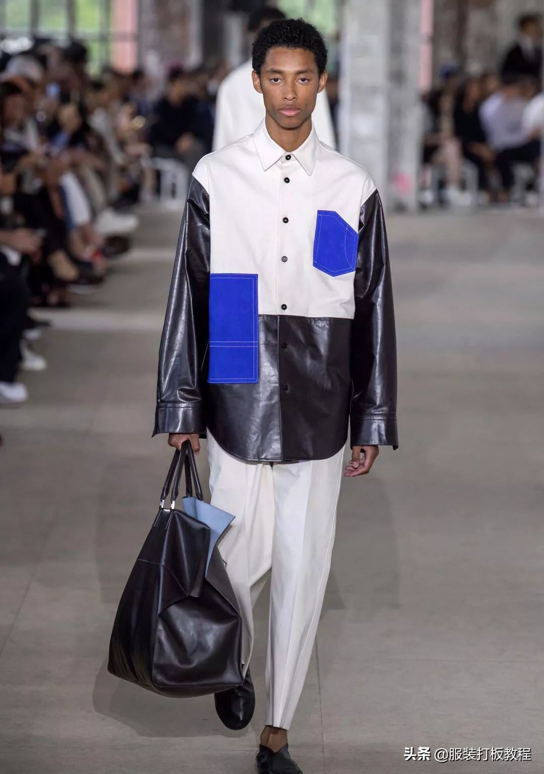 拼接设计潮流套装,拼接服装系列款式图大全