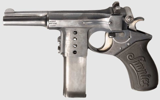 伯格曼3a手枪,伯格曼1型自动手枪
