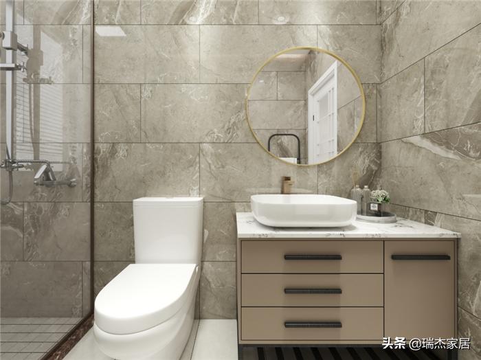 木饰面格栅轻奢风格装修效果图,黑白对比色彩构成简单图片