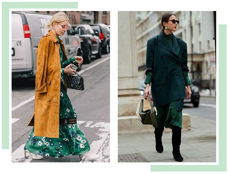 绿色怎么穿更优雅,第一次发现绿色可以穿得这么迷人