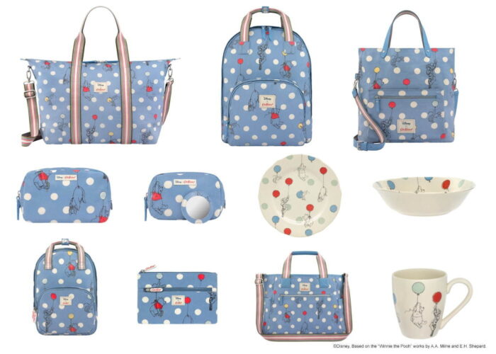 日本必买CathKidston与小熊维尼联名复刻款包包