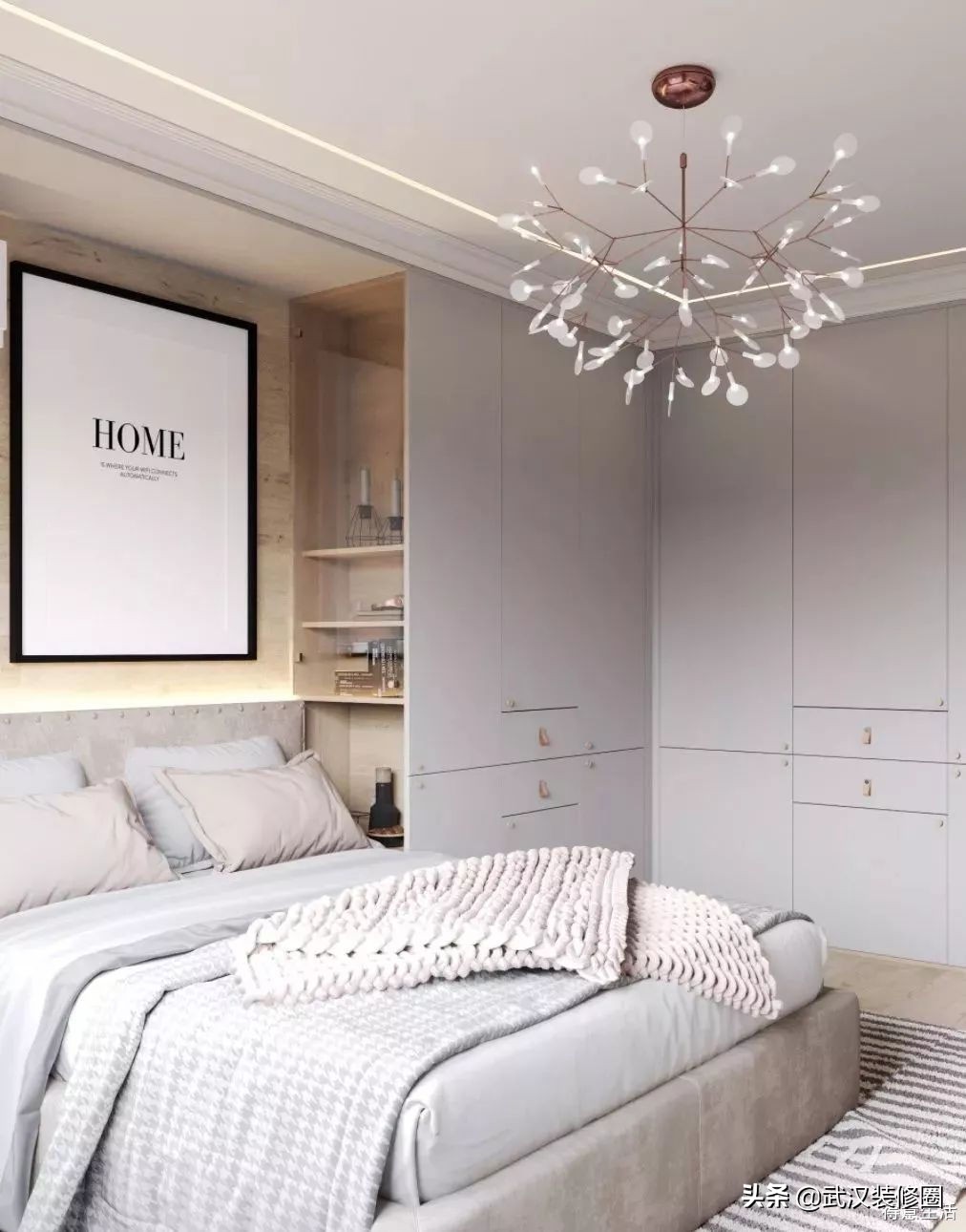 卧室太小放不下写字台,卧室太小放不下衣柜试试这样做