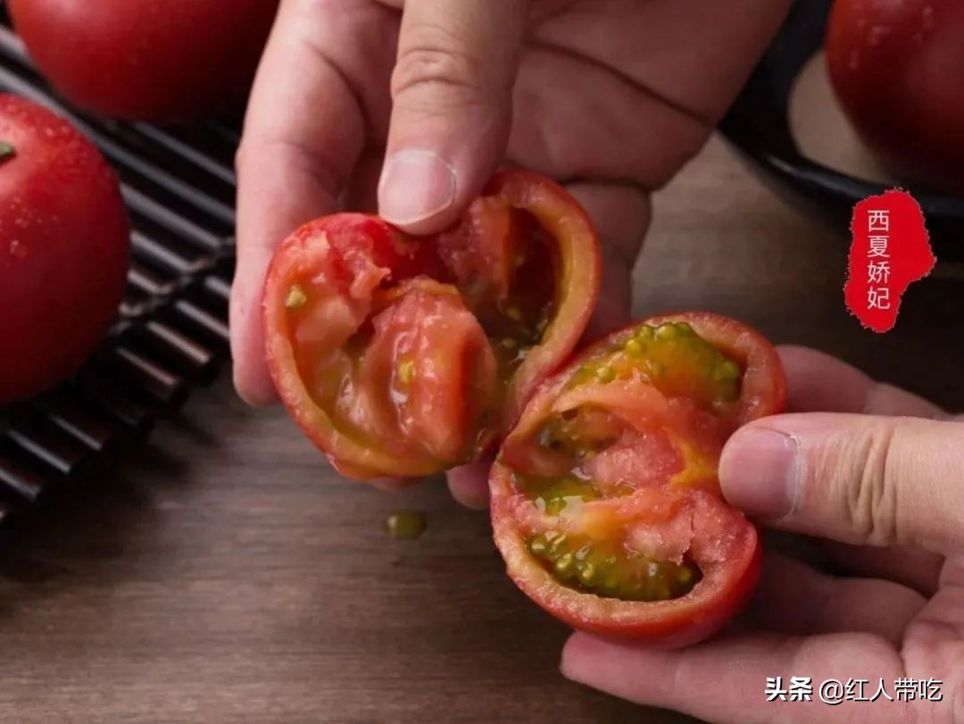 一颗西夏娇妃水果番茄，酸甜美好，像极了小时候的味道