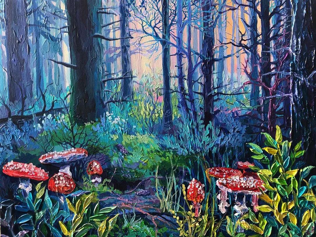 一千元颜料画画,画画颜料全套捡漏