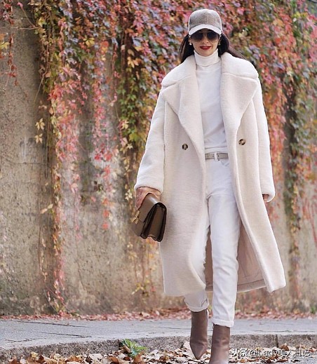 格子毛呢大衣冬天穿,秋冬必不可缺的毛呢大衣