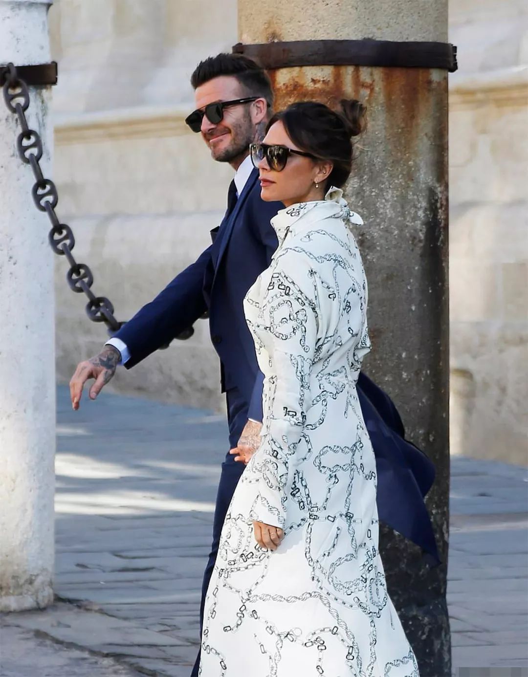 贝嫂与梅根同框,贝嫂哈里梅根婚礼