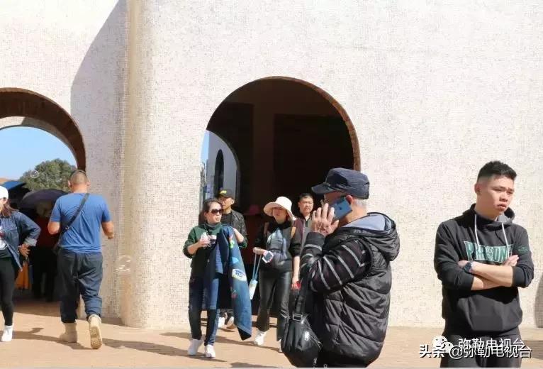 太热闹!弥勒花海、人海、车海、舞海...这些人上镜了!