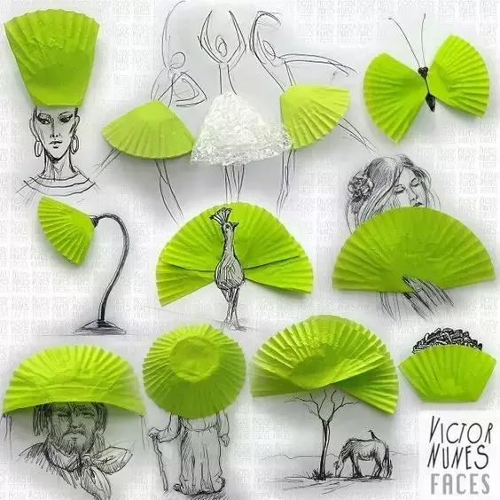 精美创意插画100幅无水印,彩铅小插画500例临摹