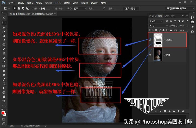 ps修图中性灰磨皮之后怎么看效果,任何照片都可以中性灰磨皮吗