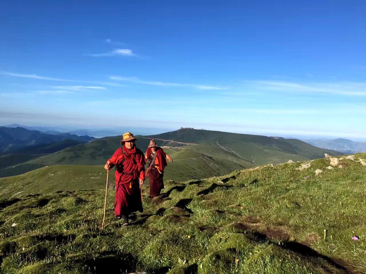 四大佛教名山之一五台山,五台山万人朝拜台