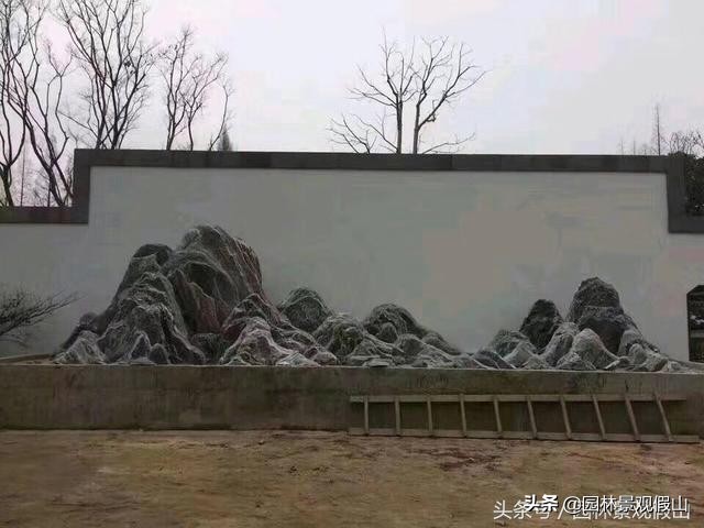 室内假山庭院假山,假山景观鱼池没假山底座怎么设计