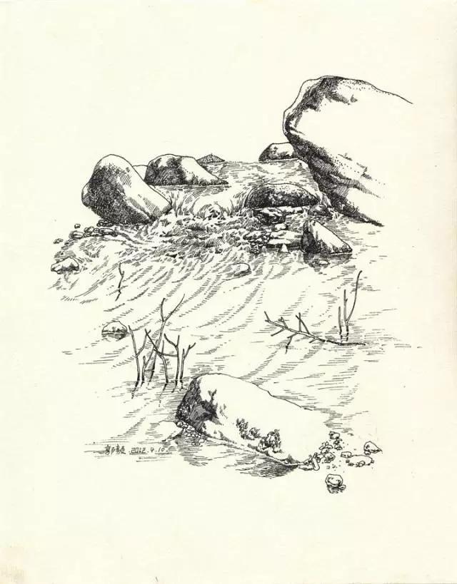 速写风景画入门教程,风景速写无调子图文