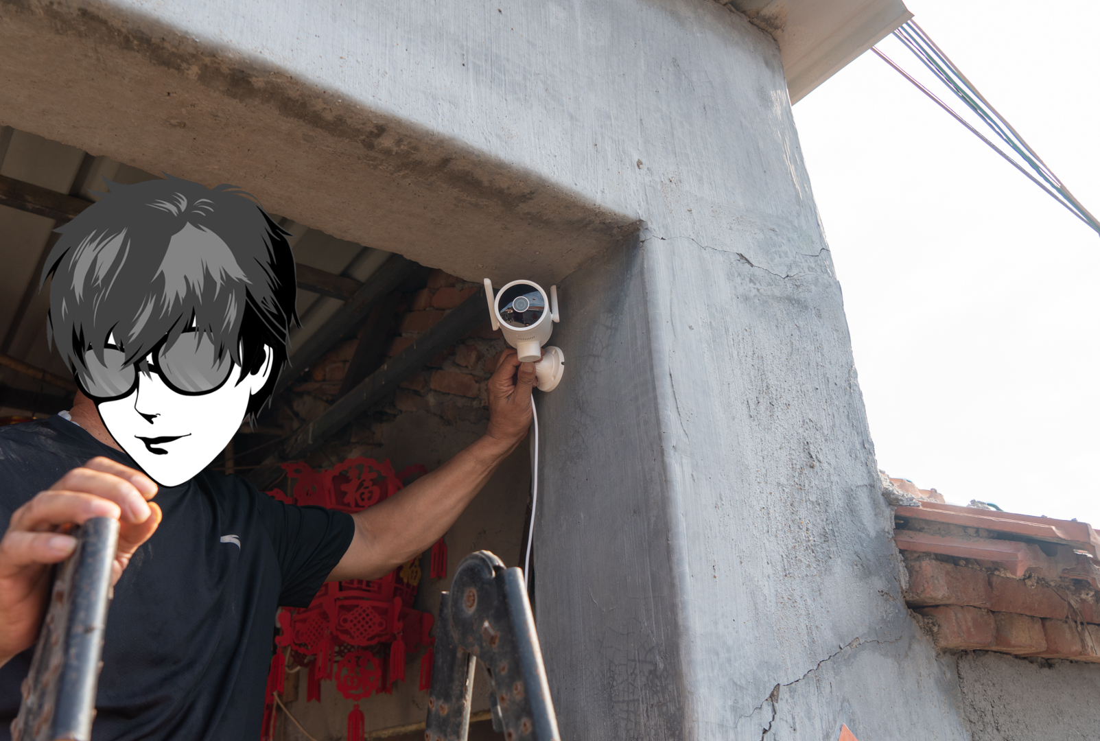 别墅360监控摄像头,创米小白n4户外摄像头拆解