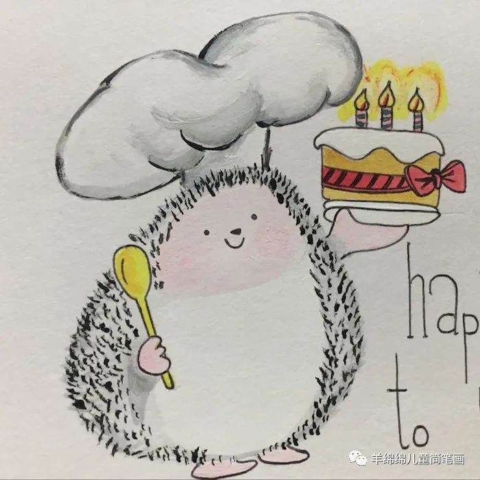 生日礼物简单又好看的生日贺卡,超级简单的手绘生日贺卡