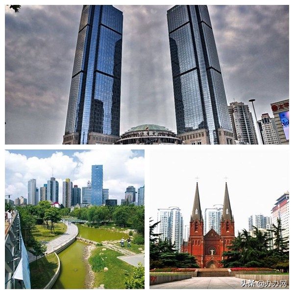 繁华都市与历史风烟并存坐着985路公交兜写字楼