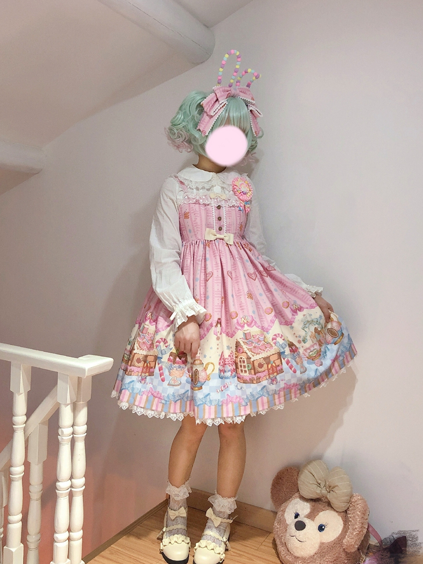 适合呲甜lo娘的“糖果柄”洛丽塔，元气少女又减龄，种草姬也爱了