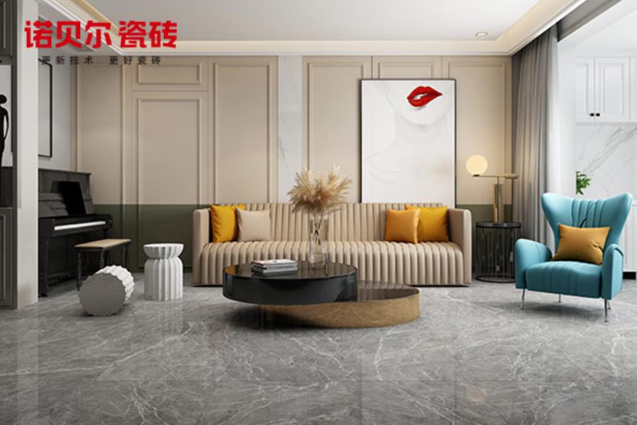 诺贝尔瓷砖罗马灰地砖装修效果图,诺贝尔瓷砖800*800装修效果图