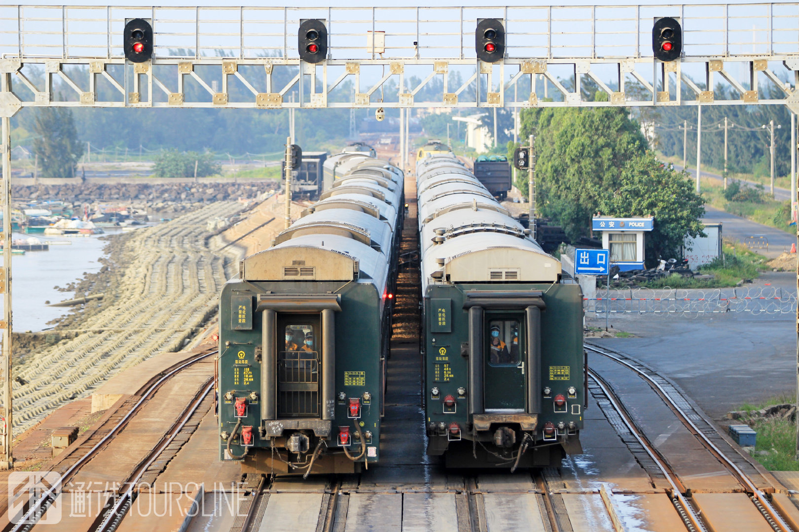 粤海轮渡铁路线路图,粤海铁路轮渡过海攻略