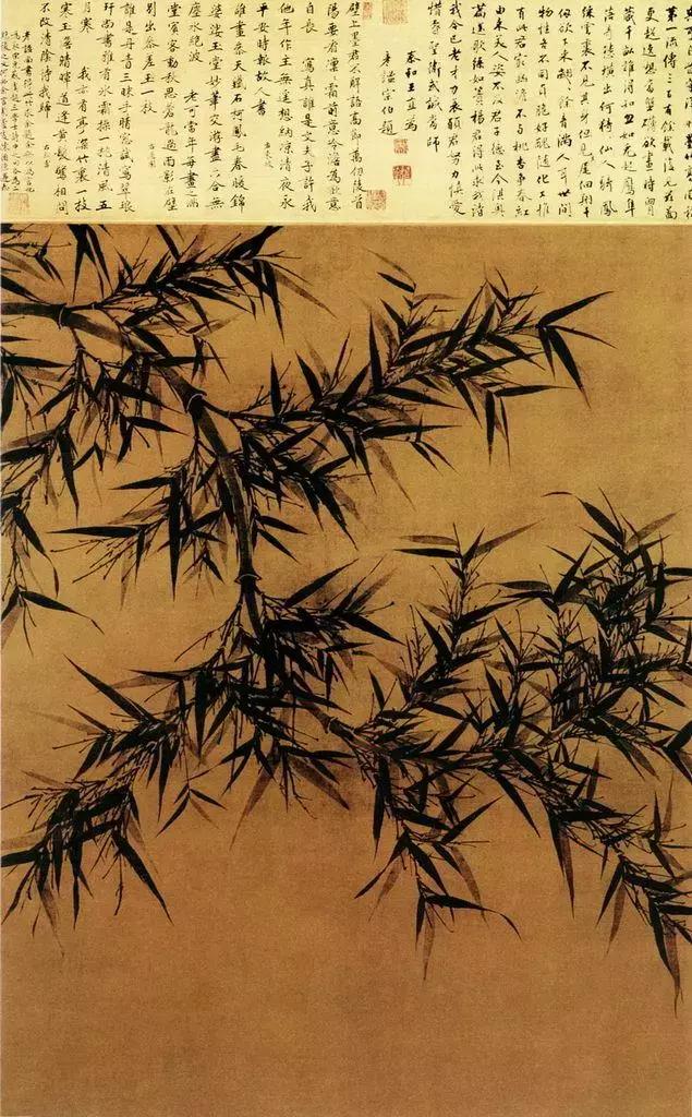 以竹为题的画,以竹筝为主题的画作