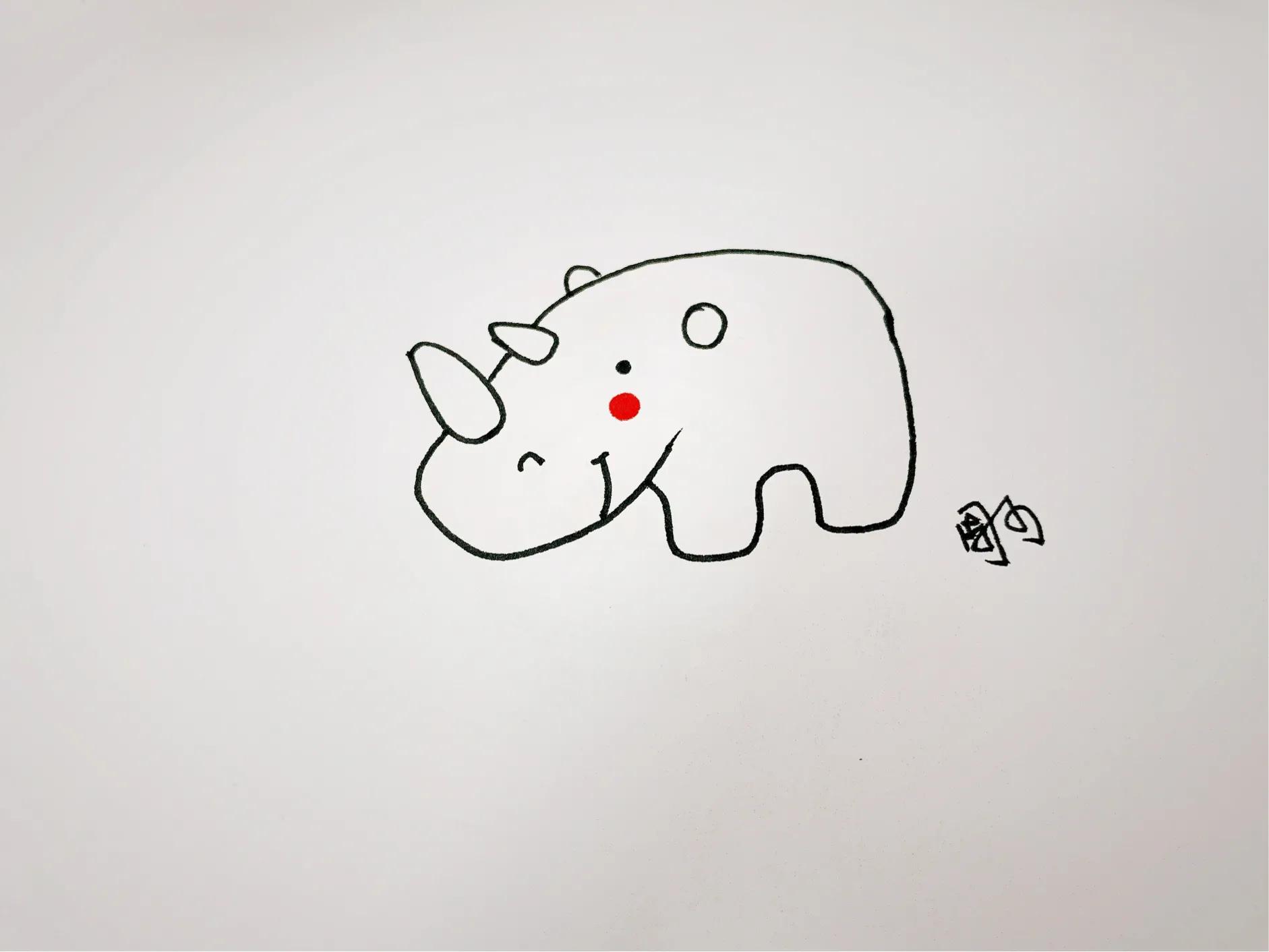 小动物简笔画最难画,用数字画小动物简单又好看又可爱