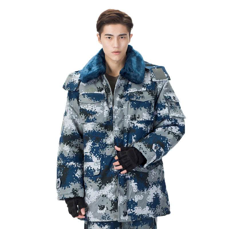 空军防寒皮大衣,空军迷彩军大衣