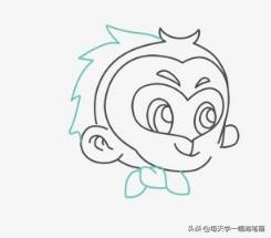 简笔画齐天大圣孙悟空帅气版,齐天大圣孙悟空简笔画教学