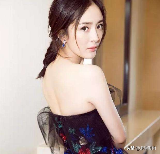 唐嫣和杨幂的发际线,杨幂额头高怎么弄刘海