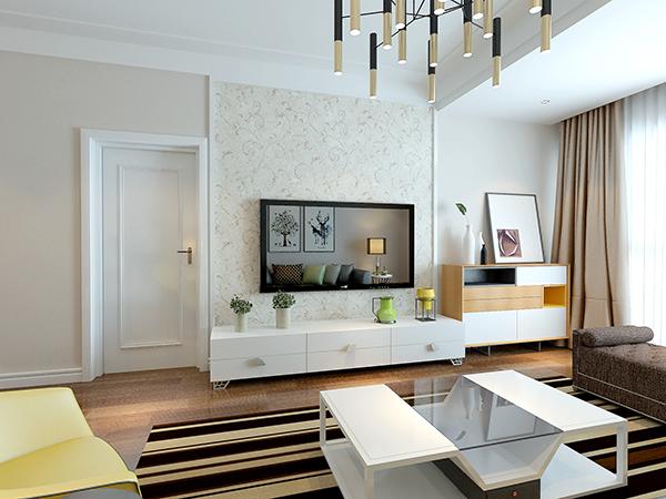 设计师和业主参观设计方案效果,业主觉得设计师做设计很简单