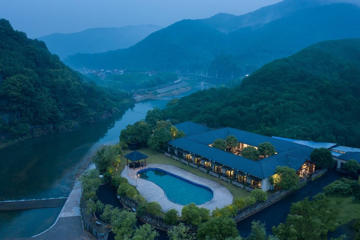 绍兴上虞覆卮山居民宿房间,嵊州覆卮山度假酒店