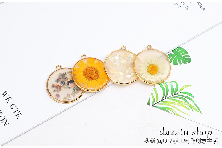 留住春天滴胶手工,怎么用真花做滴胶手工