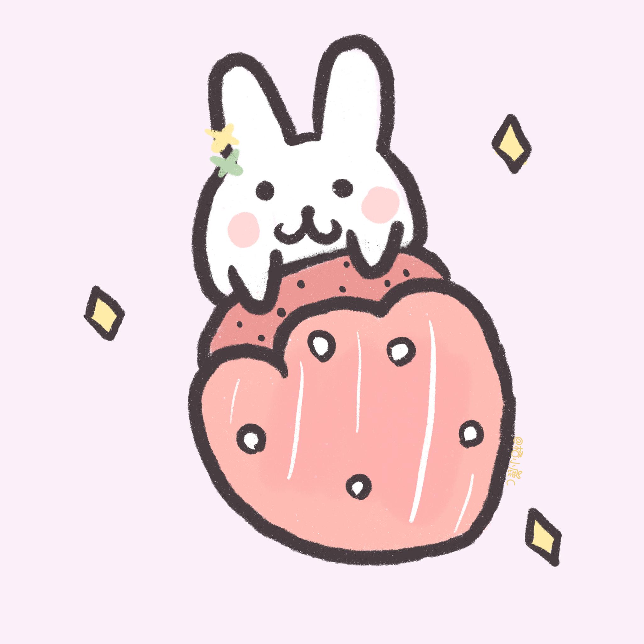 兔子怎么画可爱q版插画,小兔兔简笔画大全简单又漂亮