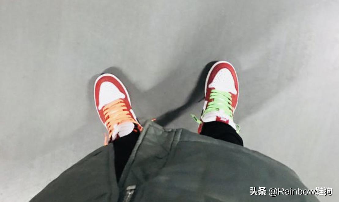 鞋带系法教程aj1蒂芙尼蓝双鞋带,aj1四色鸳鸯鞋带系法教程