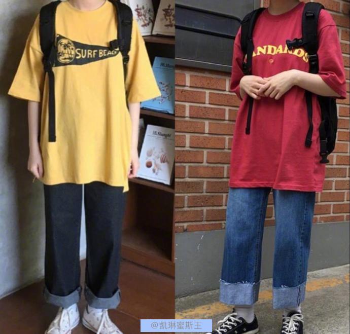 时尚百搭t恤衫穿搭,t恤穿搭小技巧图文