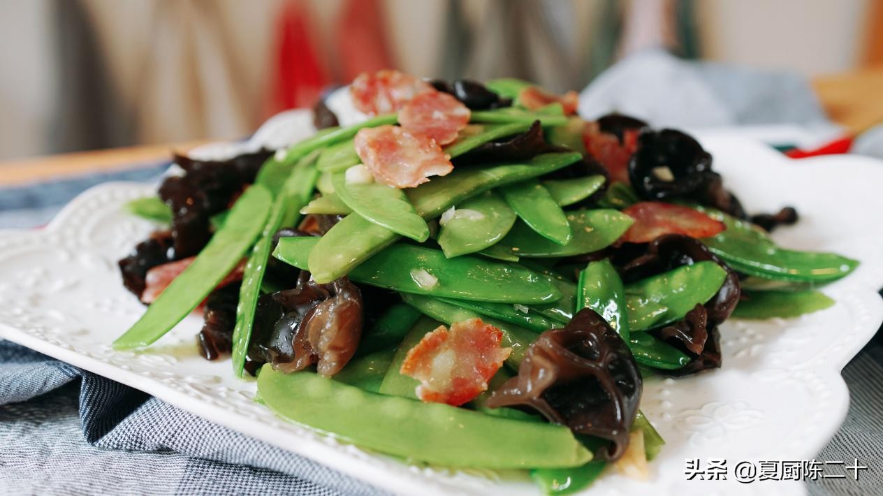 会吃的人吃的东西,素炒荷兰豆口感清脆美味下饭