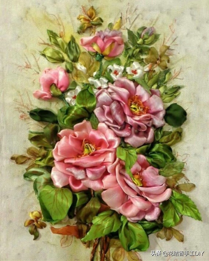 丝带绣的立体绣法,丝带绣的各种绣法视频