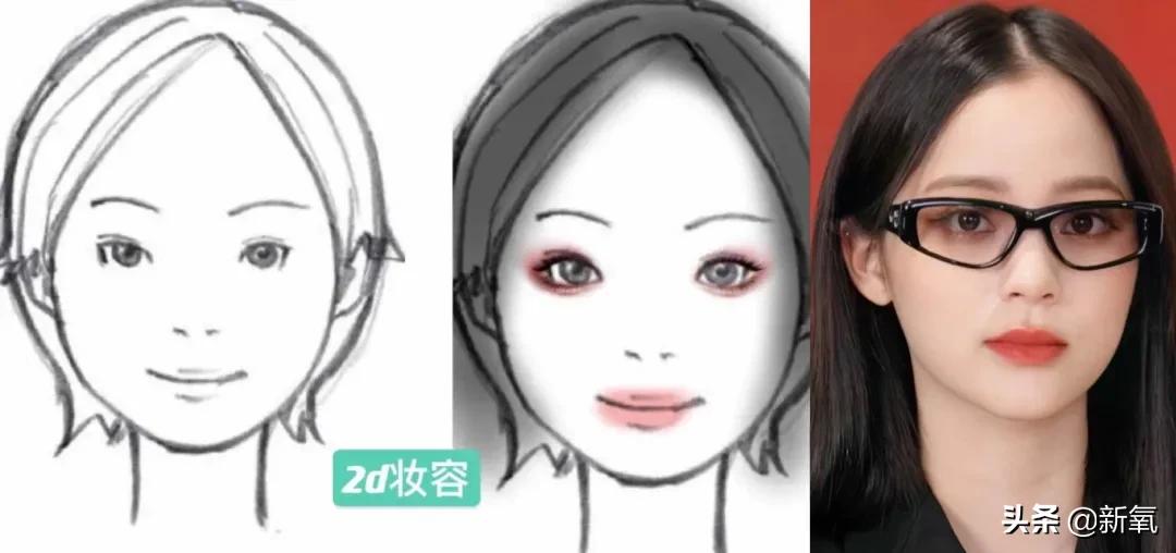 2d妆容和3d妆容的区别,有色妆和无色妆区别