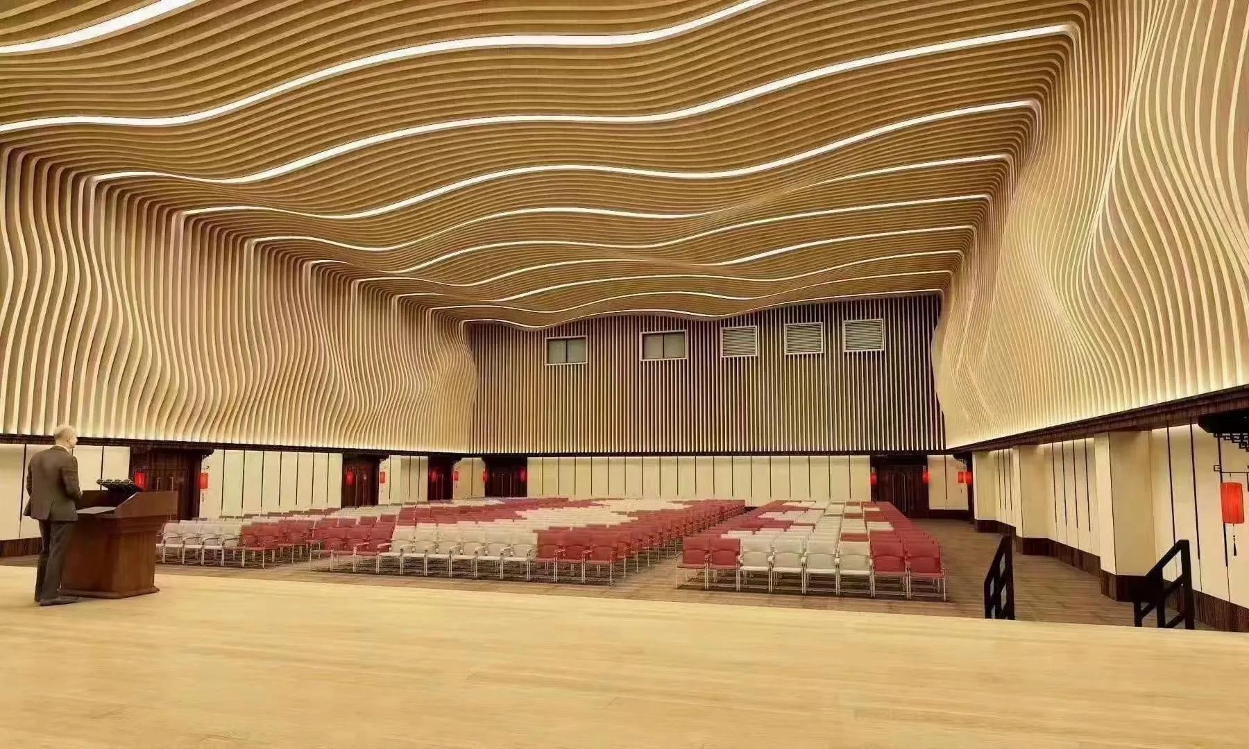 有格栅怎么装电视,有格栅有木饰面有什么收口