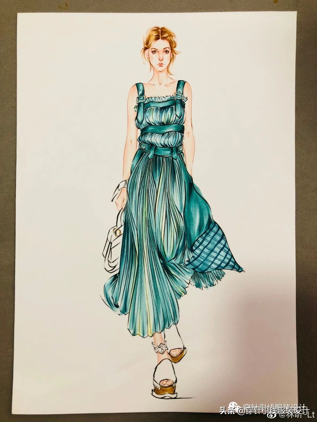 效果图手绘服装,效果图大全70-80平三室