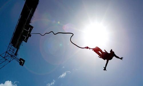 蹦极经历过真的会让自己更勇敢,蹦极是我做过最勇敢的事情