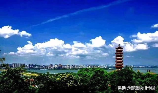 圣安寺看洞庭湖,洞庭湖圣安寺