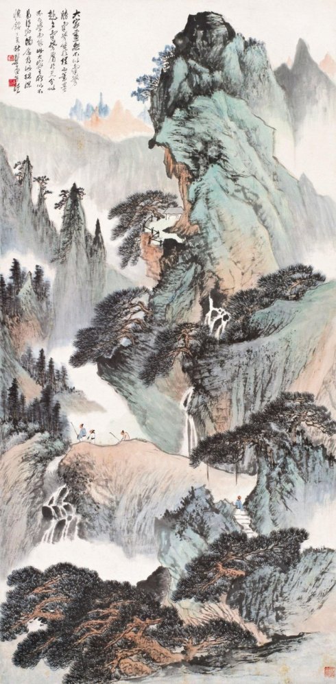 郑午昌书法真迹欣赏,郑午昌花鸟图100幅