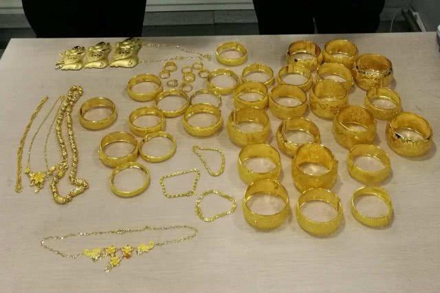 藏金银首饰的方法,人体藏金子