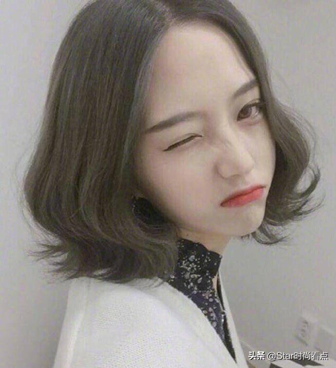 大方脸颅顶低的女生适合什么发型,头大脸大发型设计与脸型搭配