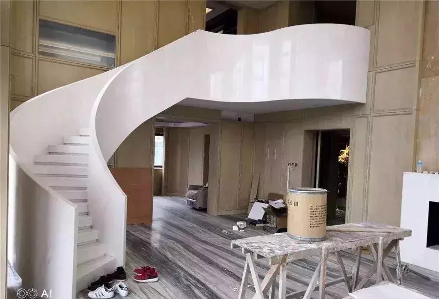 旋转楼梯的石材做法大全,石材旋转楼梯施工图解