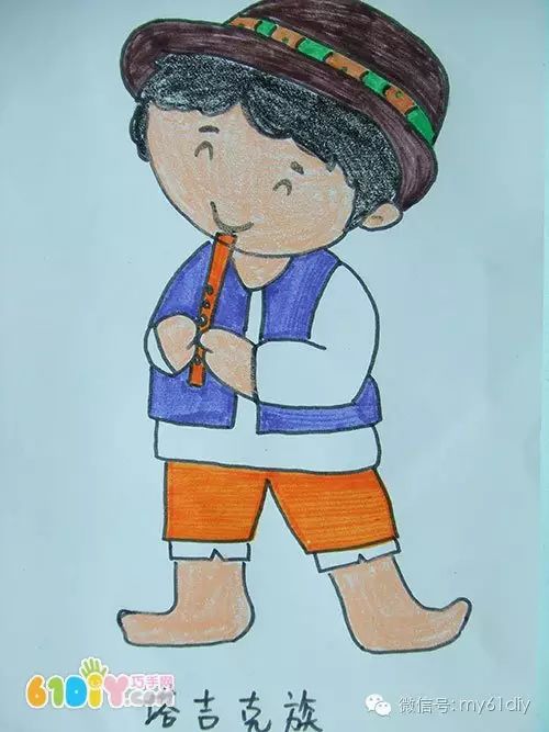各族儿童简笔画的图片,56民族儿童简笔画大全