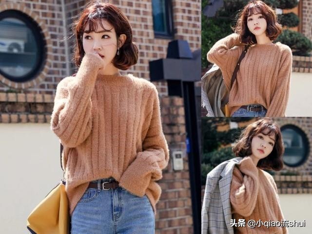 适合圆脸的齐肩锁骨发造型烫发,齐肩锁骨发圆脸卷发