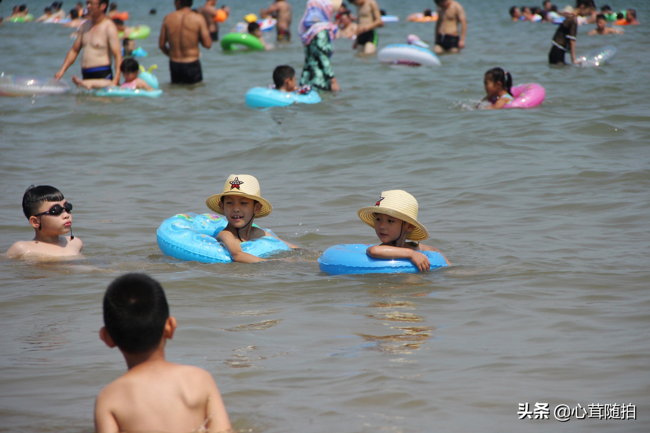 青岛市的金沙滩,金沙滩海边生活