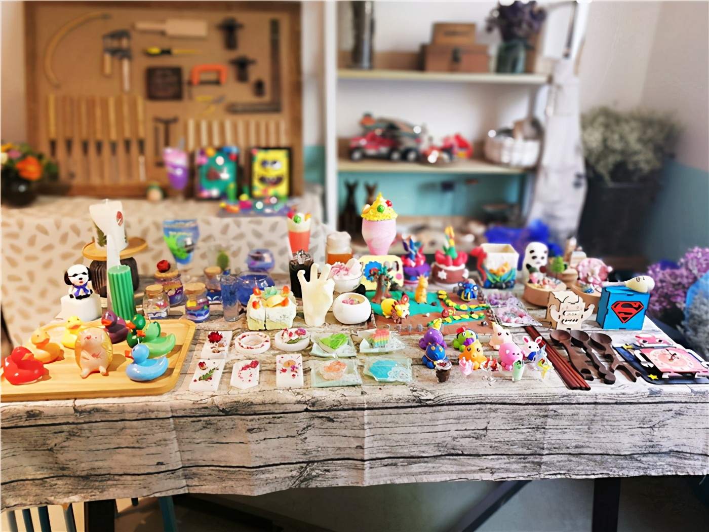 diy手作店铺加盟,ekon手作创意基地蓝田店